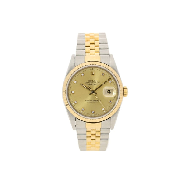 Datejust 16233 - Champagne Diamond Dial - 1995