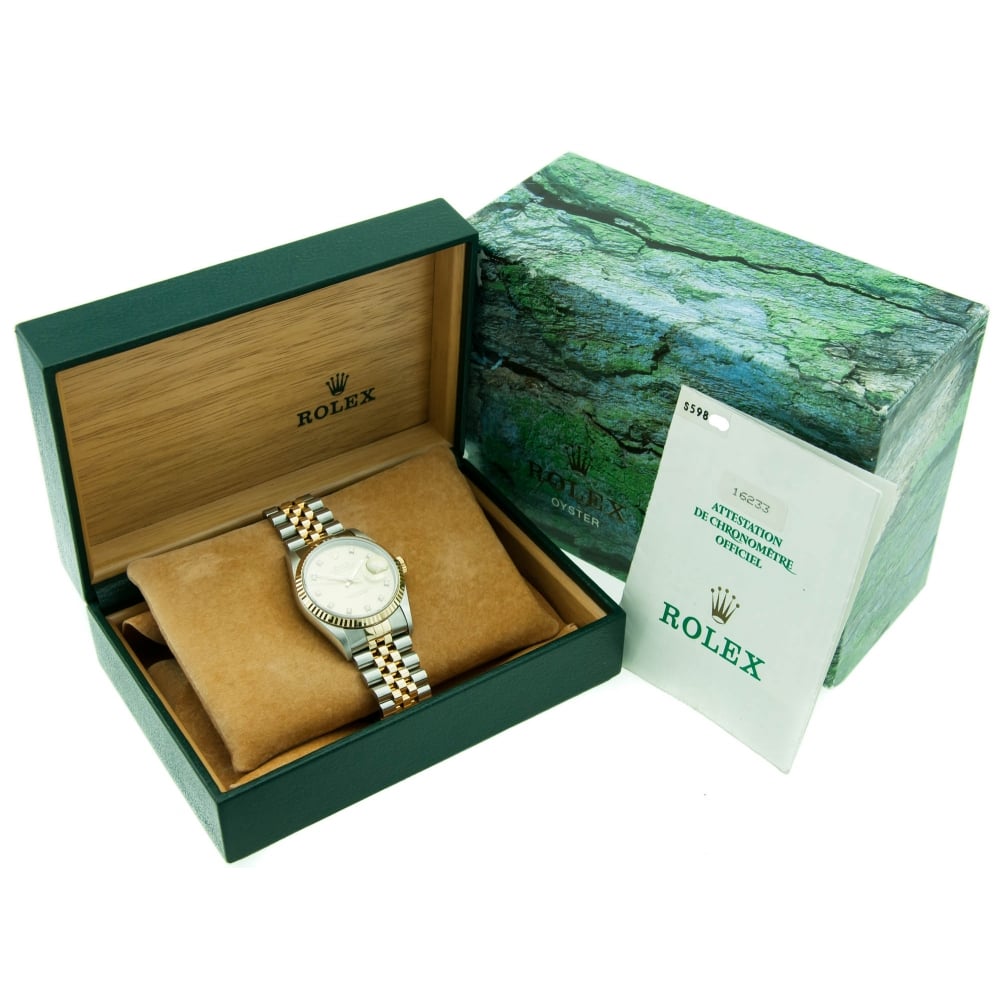 Datejust 16233 - Champagne Diamond Dial - 1995