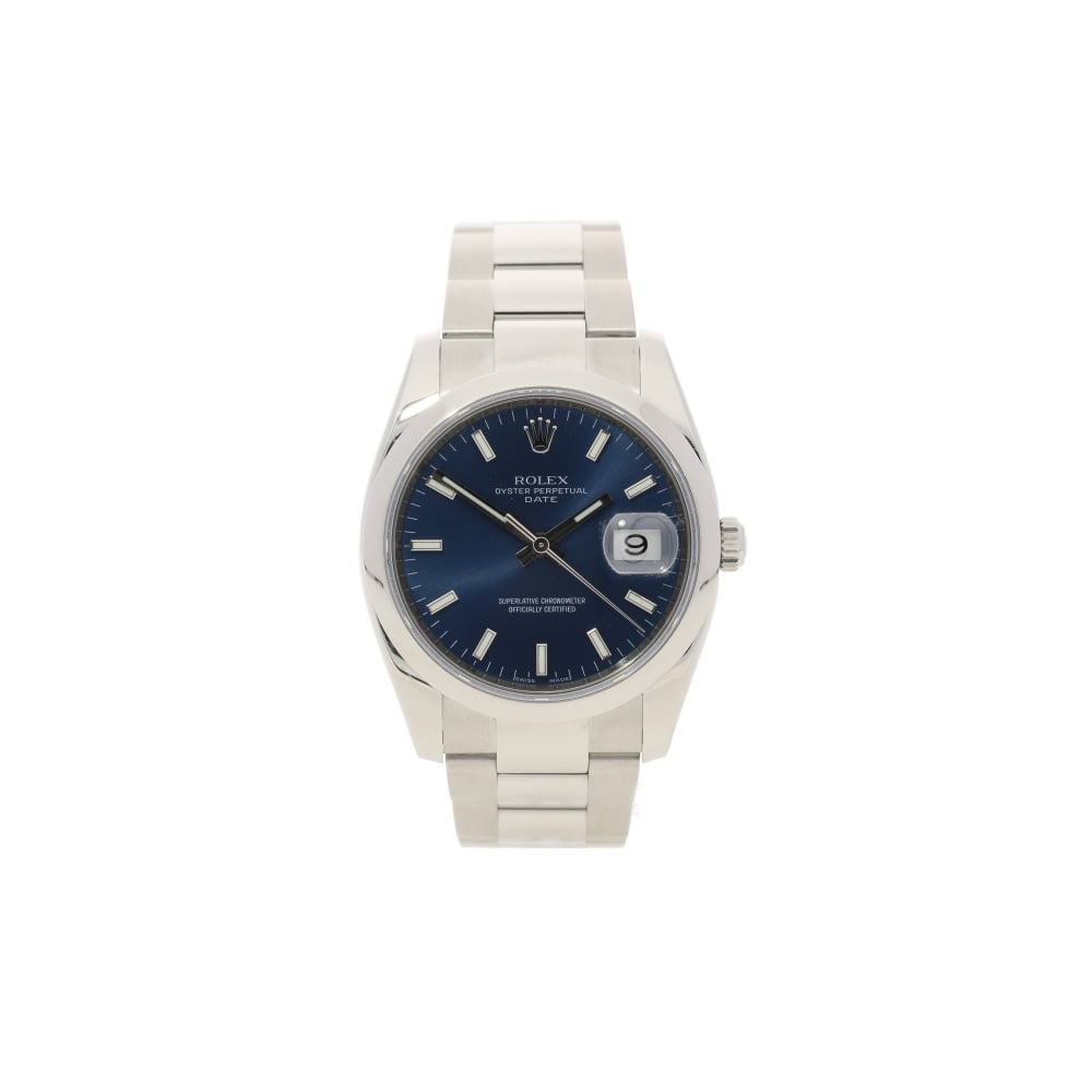 Oyster Perpetual Date 115200 - Blue Dial - 2008
