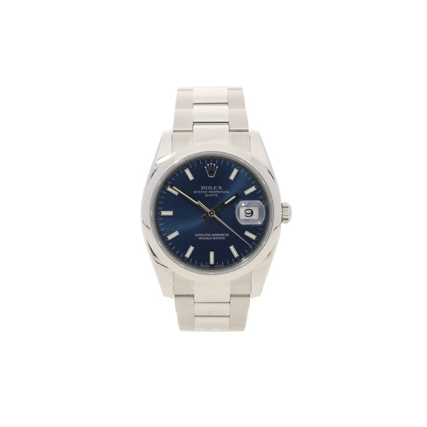 Oyster Perpetual Date 115200 - Blue Dial - 2008