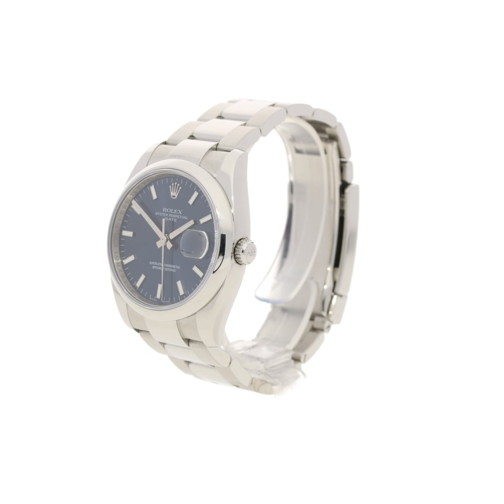 Oyster Perpetual Date 115200 - Blue Dial - 2008