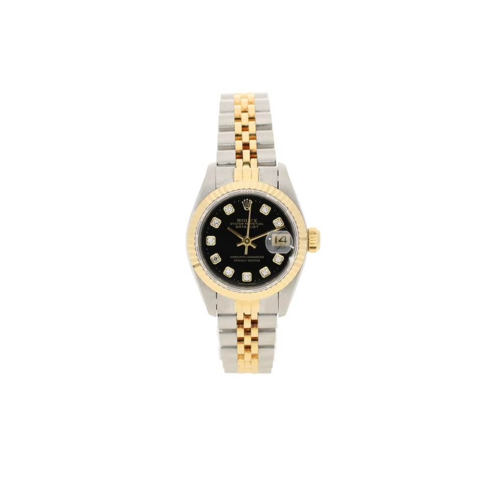 Datejust 69173 - Black Dial - Second Hand Ladies Watch - 1994