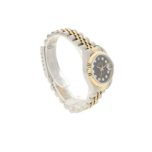 Datejust 69173 - Black Dial - Second Hand Ladies Watch - 1994