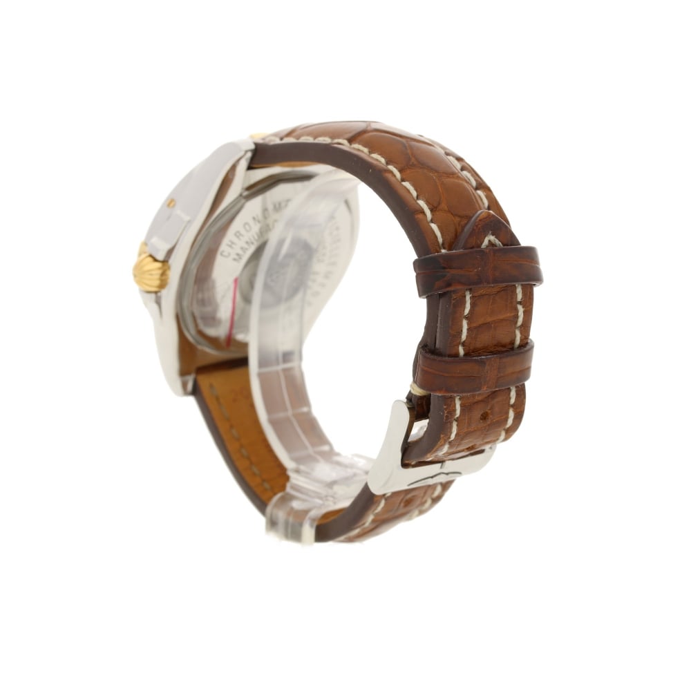 Cockpit B49350 - Cream Batton Dial - Brown Leather Strap - 2008