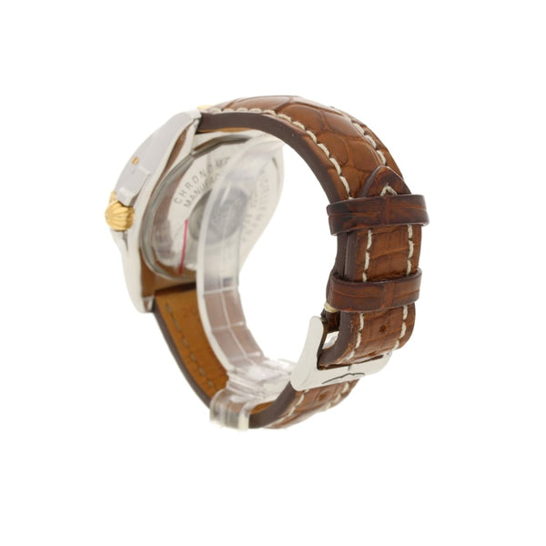 Cockpit B49350 - Cream Batton Dial - Brown Leather Strap - 2008