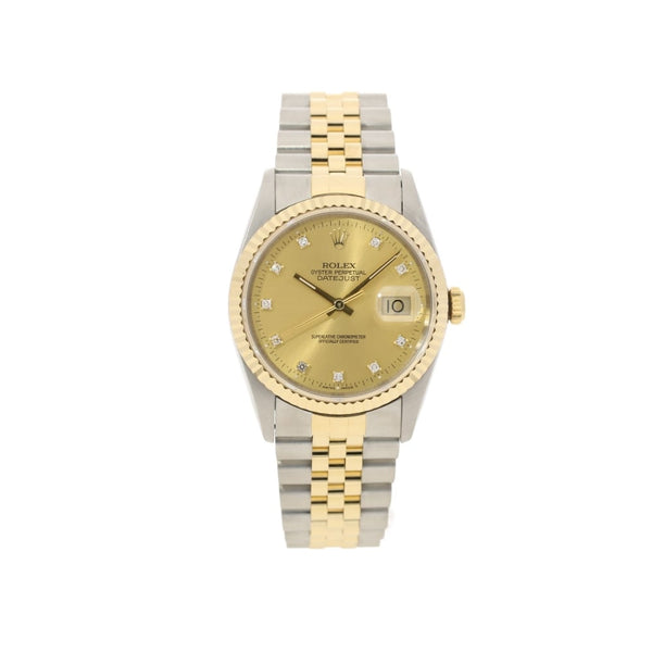 Datejust 16233 - Gents Pre Owned - Champagne Dial - 1993