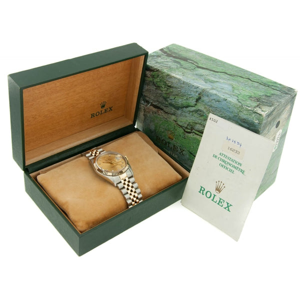 Datejust 16233 - Gents Pre Owned - Champagne Dial - 1993