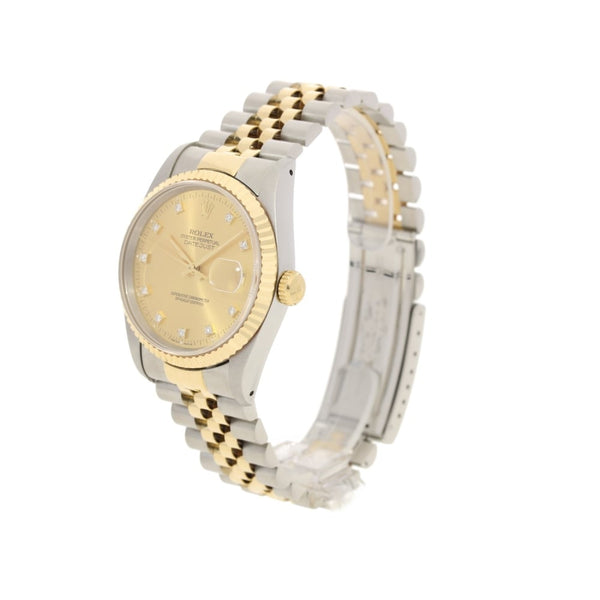 Datejust 16233 - Gents Pre Owned - Champagne Dial - 1993