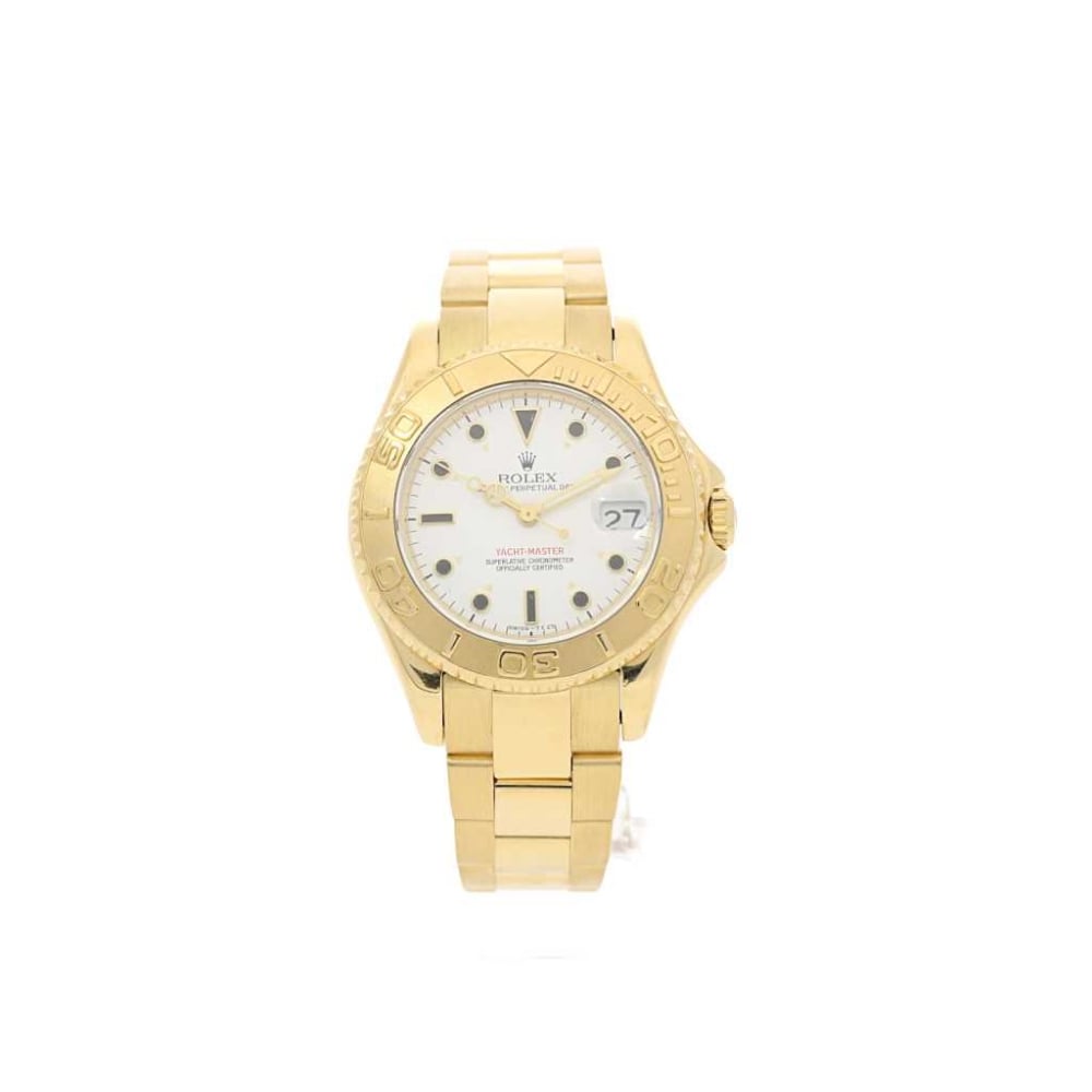 Yacht-Master 68628 - 18ct Gold - 35mm - White Dial - 1995