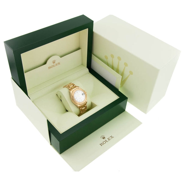 Yacht-Master 68628 - 18ct Gold - 35mm - White Dial - 1995