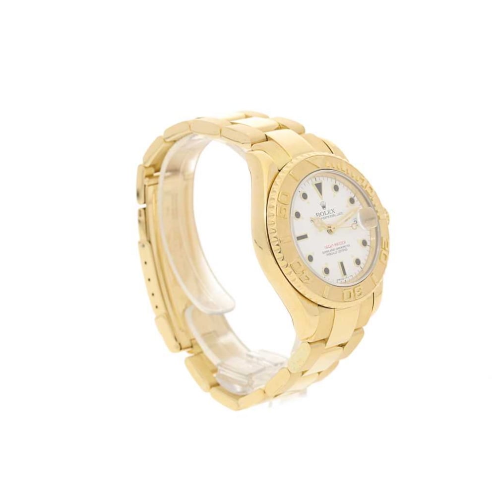 Yacht-Master 68628 - 18ct Gold - 35mm - White Dial - 1995