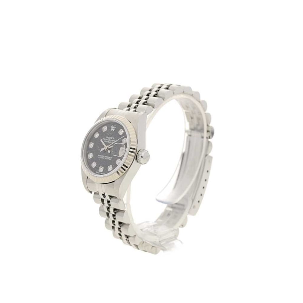 Datejust 79174 - Black Meteorite Diamond Dot Dial - 2001