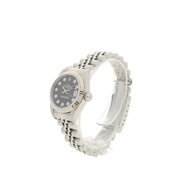 Datejust 79174 - Black Meteorite Diamond Dot Dial - 2001