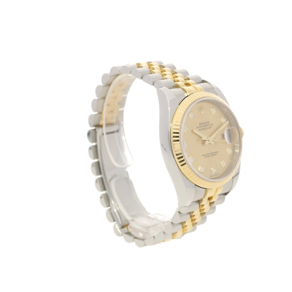 Datejust 116233 - Champagne Diamond Dial - 2010