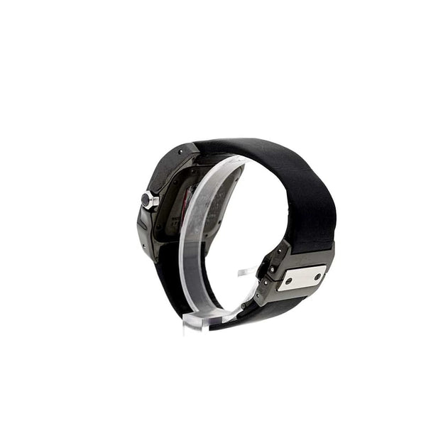 Santos 100 model 2878 - Roman Dial - Satin Bracelet