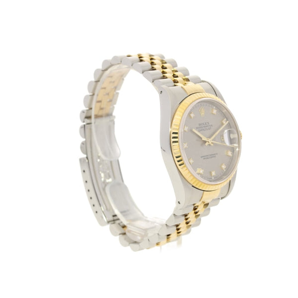 Datejust 16233 - Second Hand Gents Watch - Diamond Dial - 1994