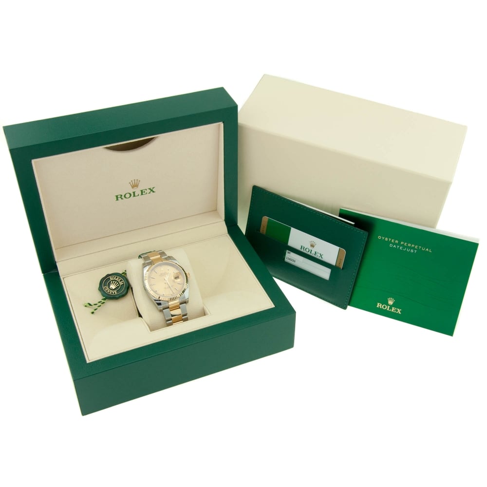 Datejust 116233 - Gents Unworn Watch - Champagne Dial - 2016
