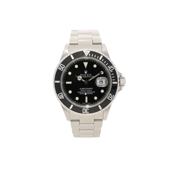 Submariner 16610 - Pre Owned Gents Watch - Black Dial - 2004