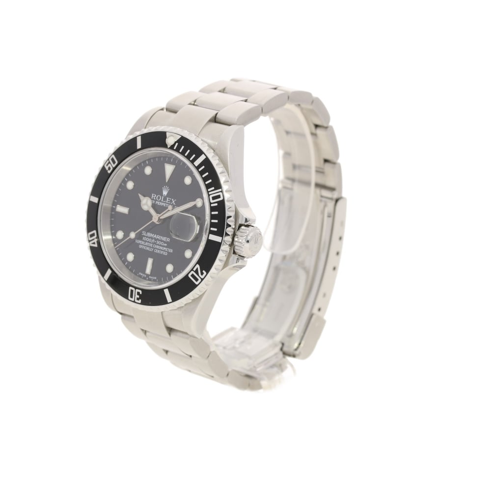 Submariner 16610 - Pre Owned Gents Watch - Black Dial - 2004