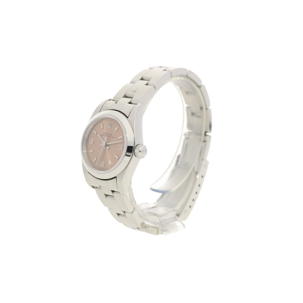 Oyster Perpetual 76080 - Ladies Watch - Copper Dial - 2001