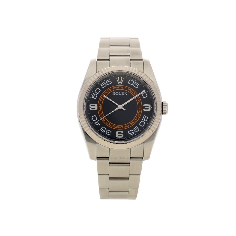 Oyster Perpetual 116034 - Gents Watch - Black Dial - 2009