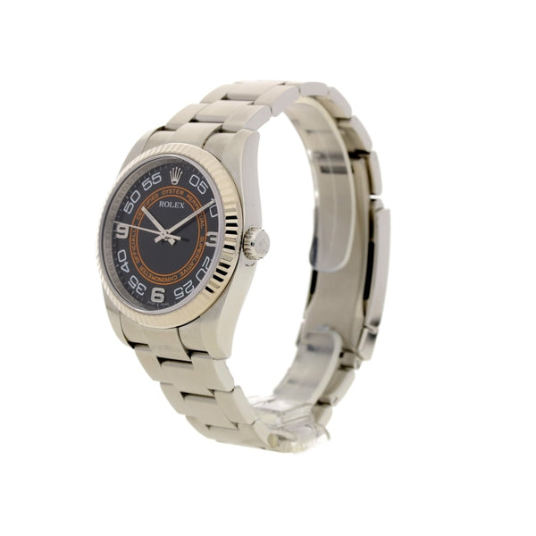Oyster Perpetual 116034 - Gents Watch - Black Dial - 2009