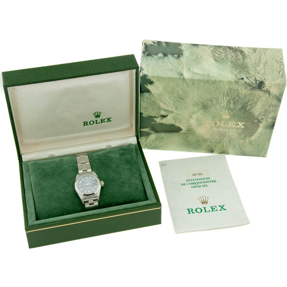 Oyster Perpetual Date - Ladies Watch - Blue Dial - 1999
