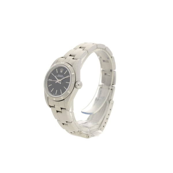 Oyster Perpetual 76030 - Ladies Watch - Black Dial - 1999
