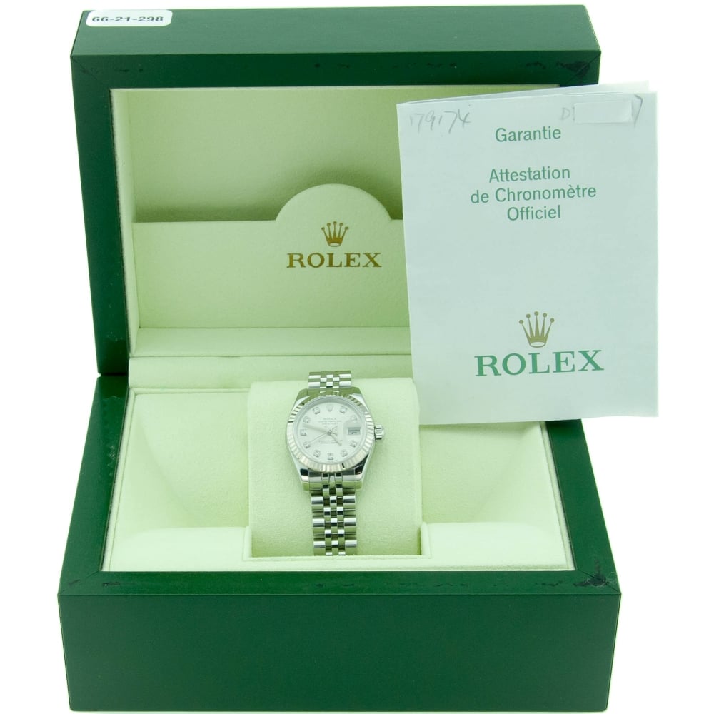 Datejust 179174 - Silver Diamond Dial - 2006