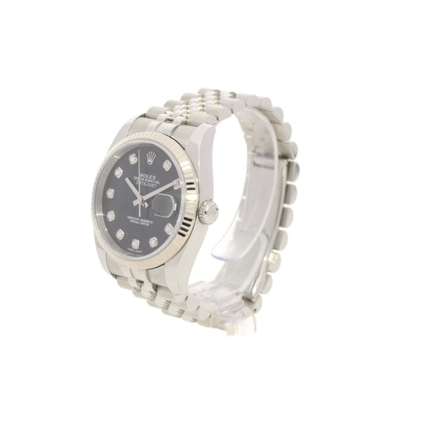 Datejust 116234 - Gents Second Hand Watch - Diamond Dial - 2012