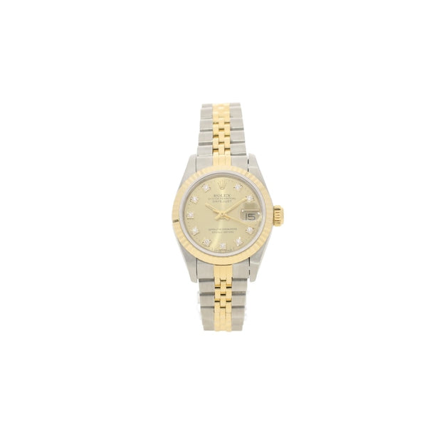 Datejust 69173 - Ladies Watch - Champagne Diamond Dial - 1995