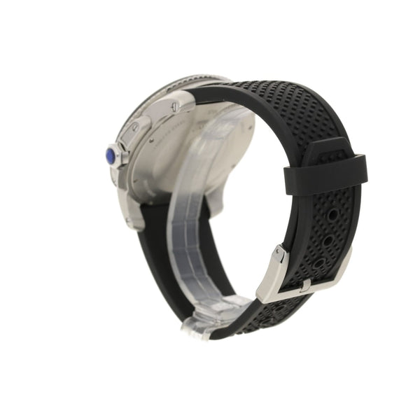 Diver Watch - Black Roman Dial - Rubber Bracelet - 2014