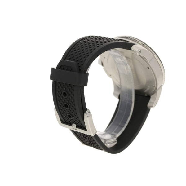 Diver Watch - Black Roman Dial - Rubber Bracelet - 2014
