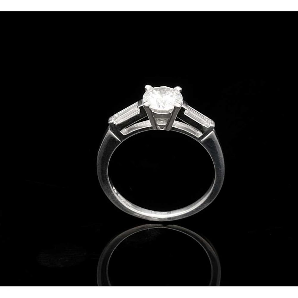 Diamond Engagement Ring with Diamond Shoulders 1.25ct