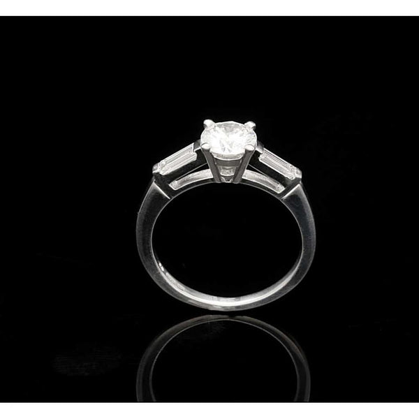 Diamond Engagement Ring with Diamond Shoulders 1.25ct