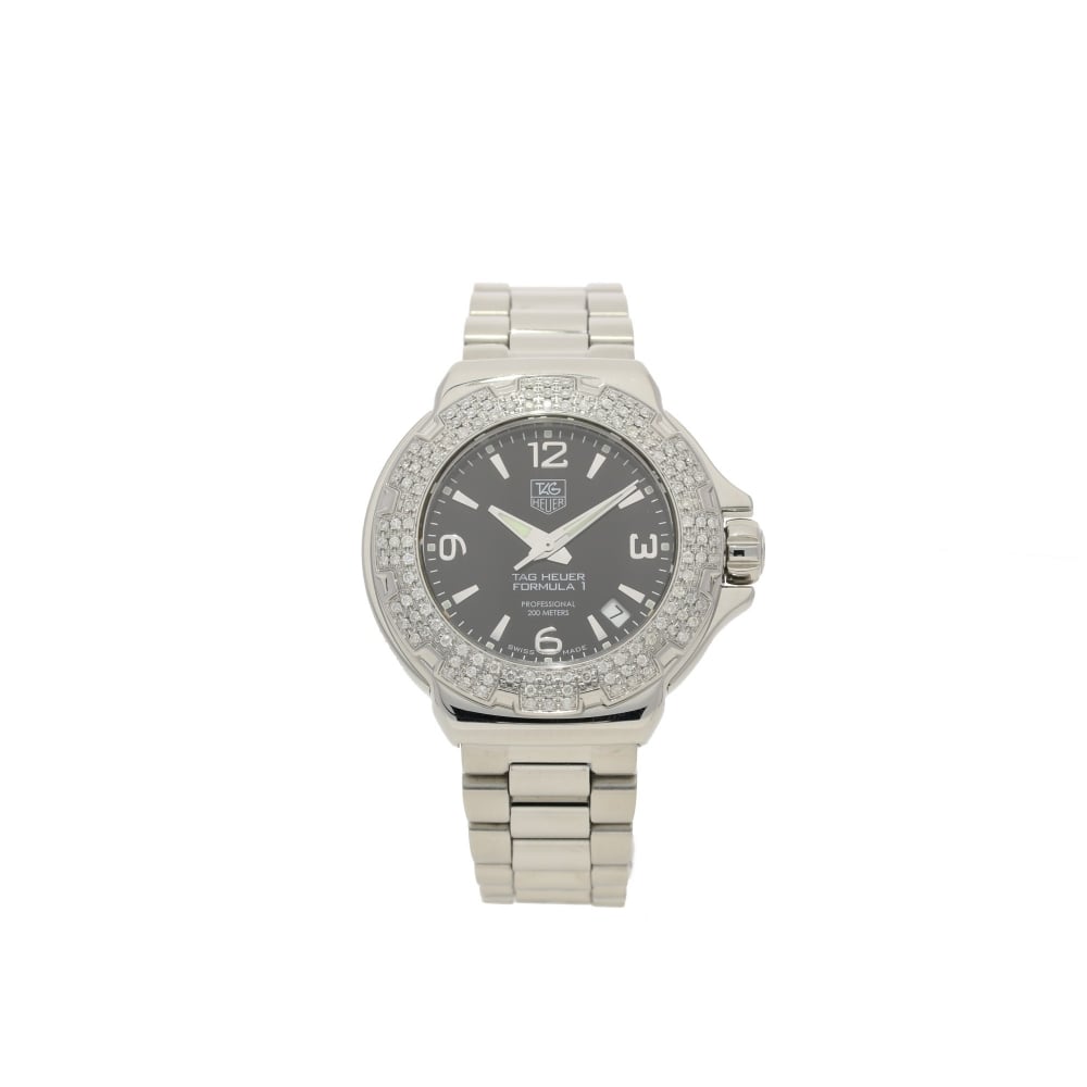 Formula 1 WAC1214-0 - Black Dial - Diamond Bezel - 2013