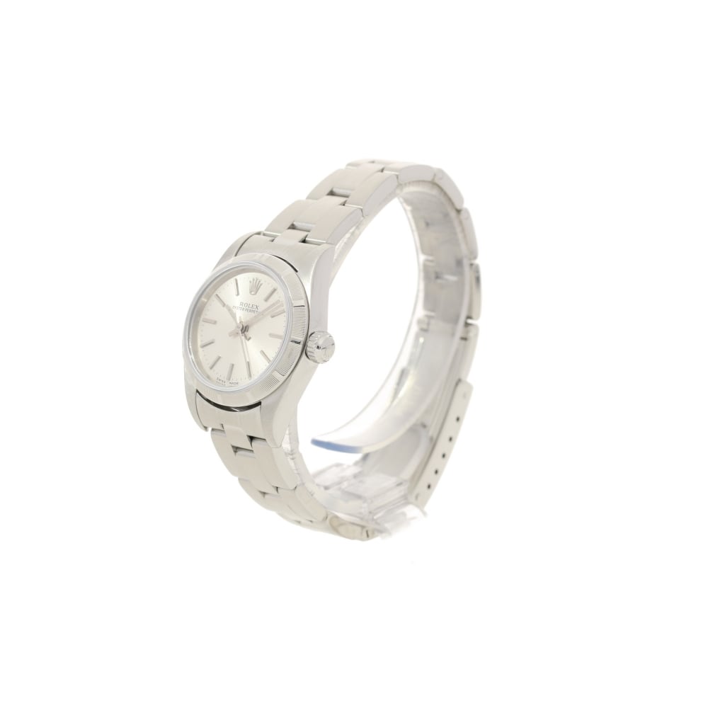 Oyster Perpetual 76030 - Ladies Watch - Silver Dial - 2004