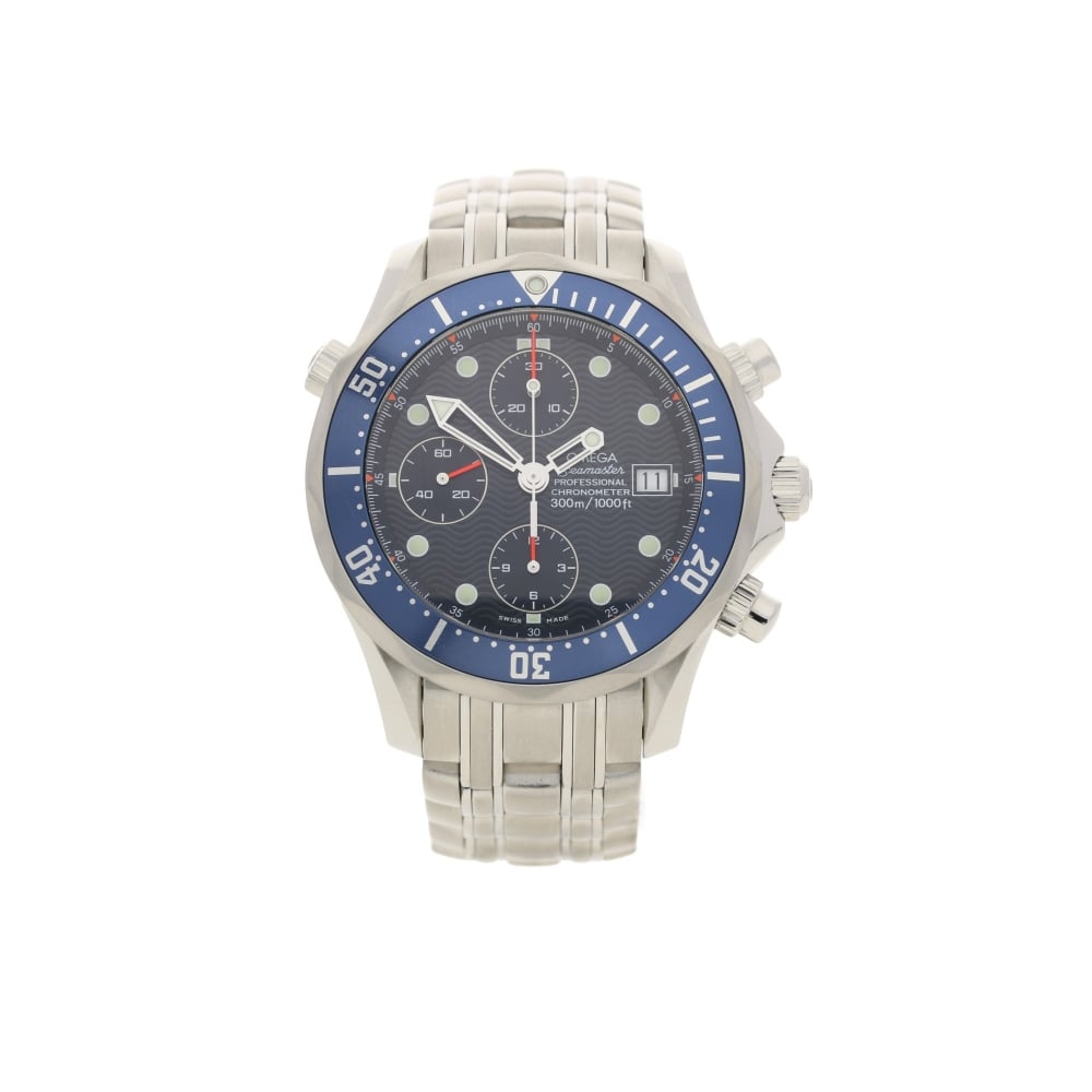 Seamaster Chronograph- 25998000 - Blue Dial - 2004