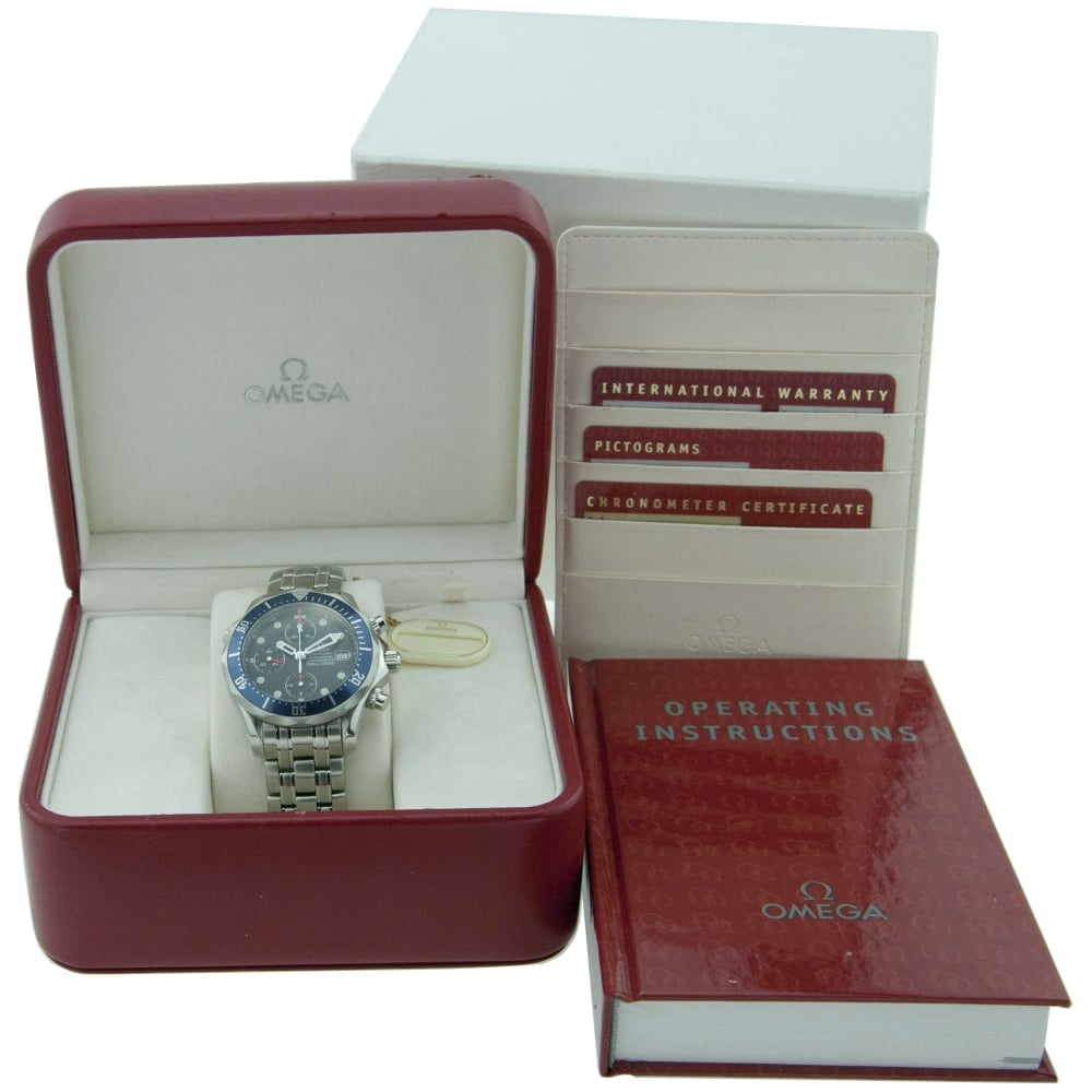 Seamaster Chronograph- 25998000 - Blue Dial - 2004
