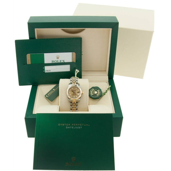 Datejust 179173 - Champagne Diamond Dial - 2016 Unworn