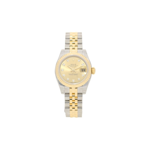 Datejust 179173 - Champagne Diamond Dial - 2016 Unworn