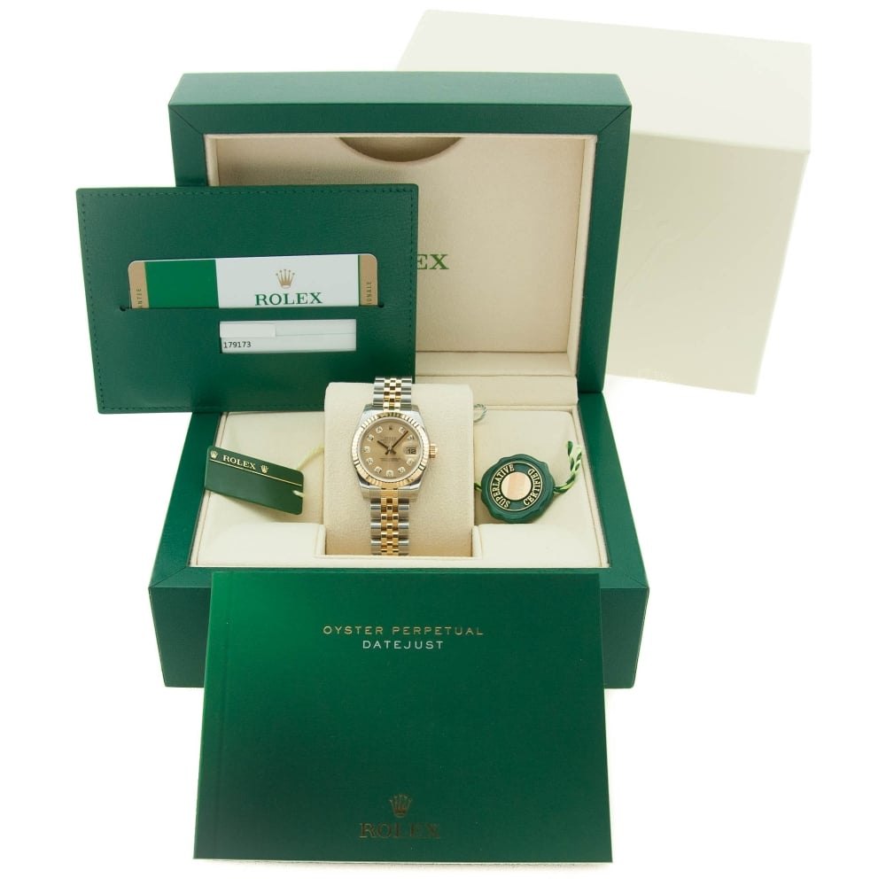 Datejust 179173 - Champagne Diamond Dial - 2016 Unworn