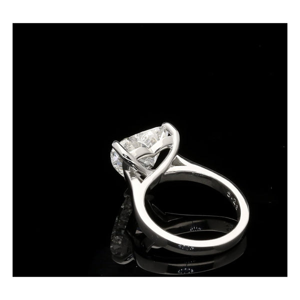 5.28ct Diamond Heart Cut Ring - 18ct White Gold