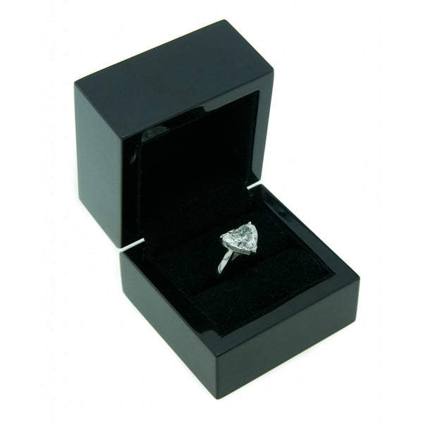 5.28ct Diamond Heart Cut Ring - 18ct White Gold