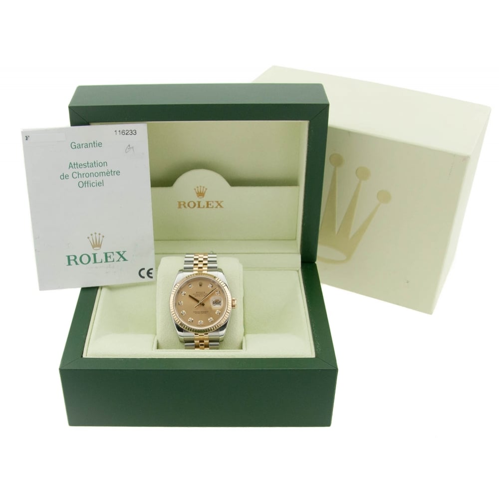 Datejust 116233 - Gents Watch - Diamond Dial - 2005