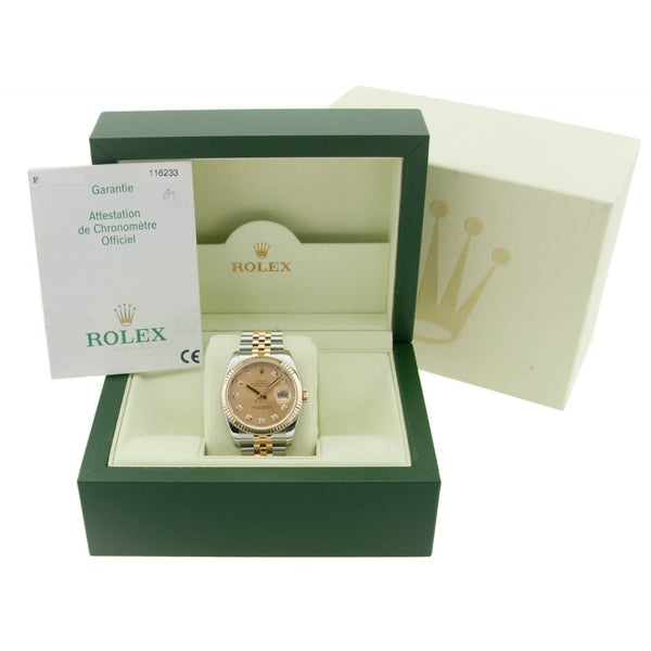 Datejust 116233 - Gents Watch - Diamond Dial - 2005