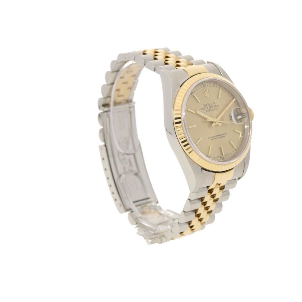 Datejust 16233 - Gents Watch - Champagne Baton Dial - 2005