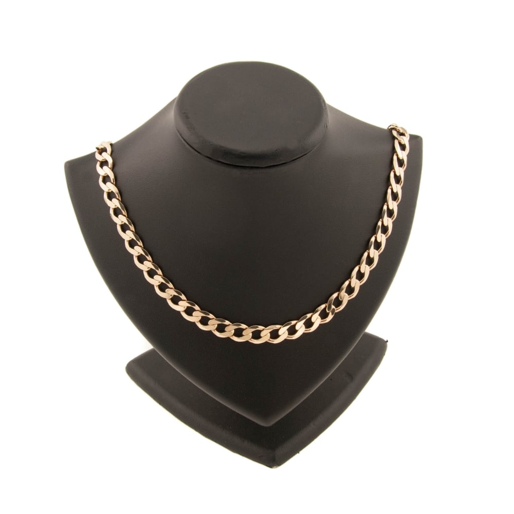 9ct Yellow Gold Curb Chain 42.7 grams - 20 inch