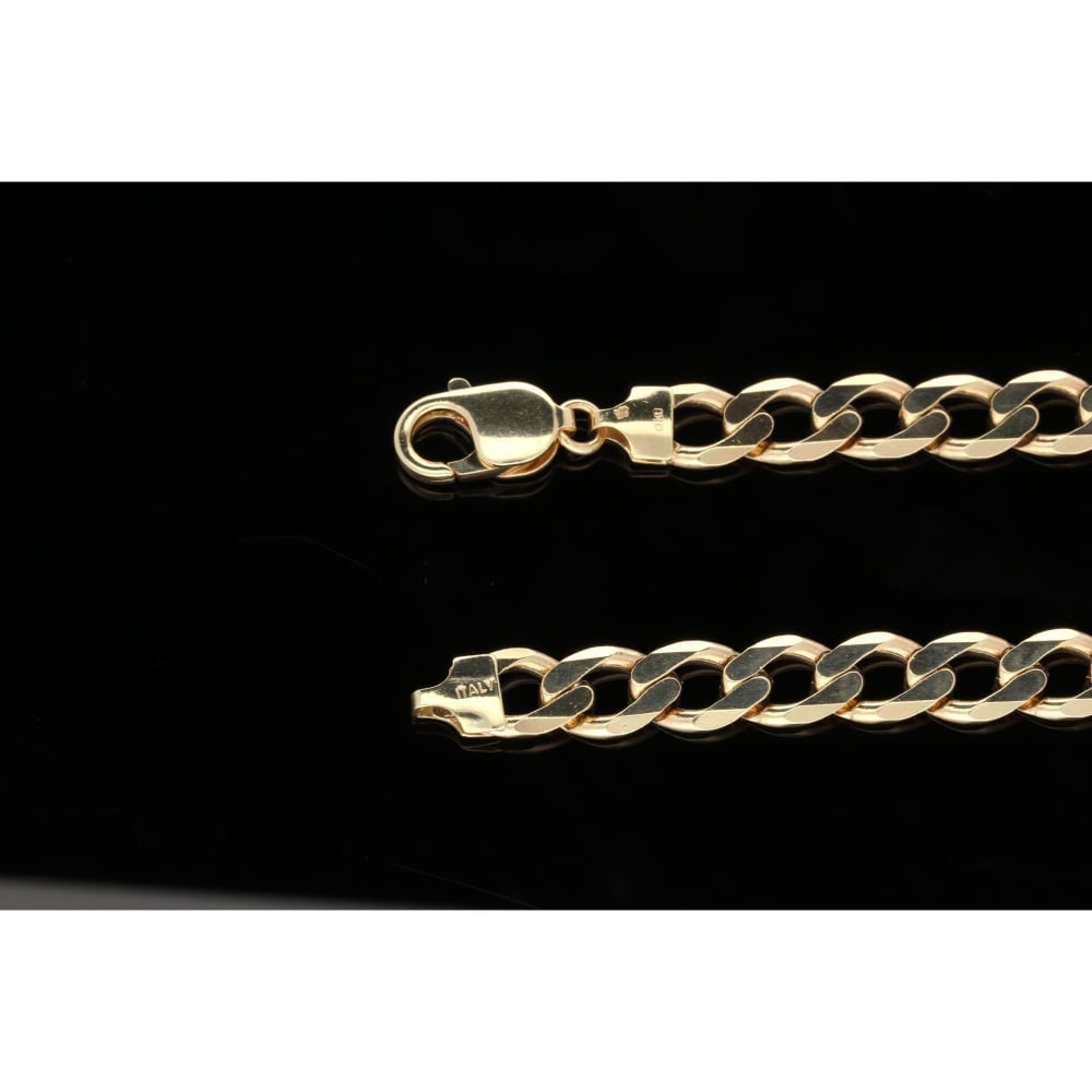 9ct Yellow Gold Curb Chain 42.7 grams - 20 inch