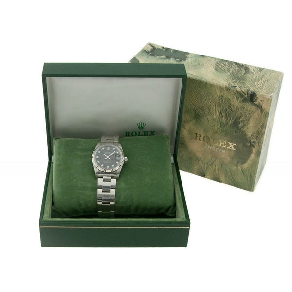 Datejust 68274 - Midsize Watch - Black Diamond Dial - 1989